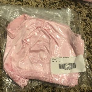 Ruby Ribbon Lace Demiette Pink -36